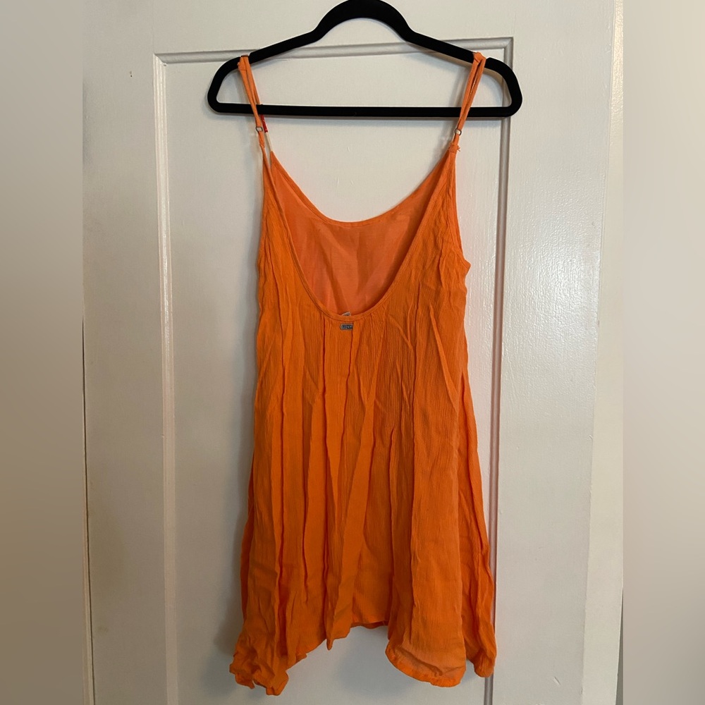 Orange backless sundress 🧡